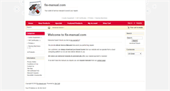 Desktop Screenshot of fix-manual.com